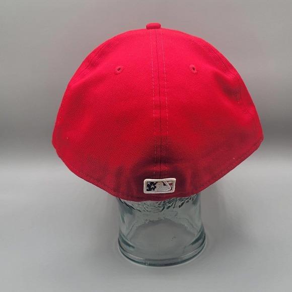 New Era 59Fifty Heritage Series LA Dodgers Red 100% Wool Fitted Hat Size 8 READ! - Picture 6 of 13